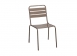 Lot de 2 chaises empilables Nomade taupe  